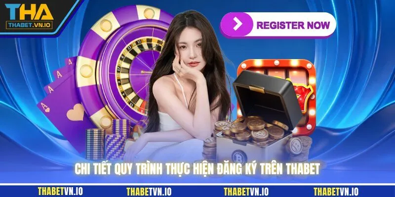 Chi tiết quy trình thực hiện đăng ký trên THABET
